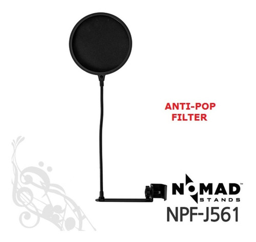 Antipop Para Estudio De Grabacion Nomad Mod.npf-j561