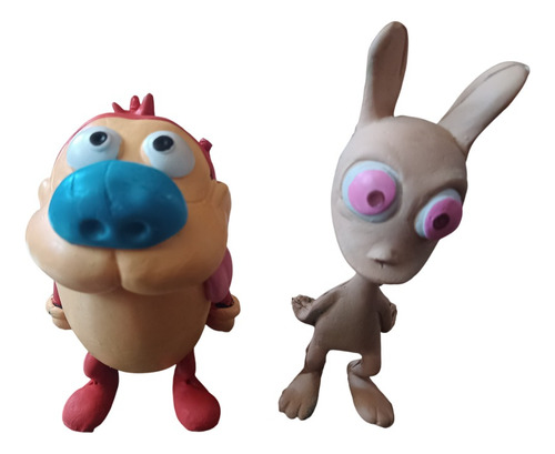 Ren Stimpy Figura Show Spumco Mtv 1991 Chihuahua Gato