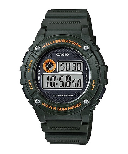 Reloj Casio W-216h-3bv Agente Oficial Local Barrio Belgrano