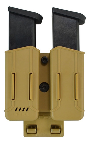 Porta Cargador Doble Polimero Tactico Universal 9mm .40 .45