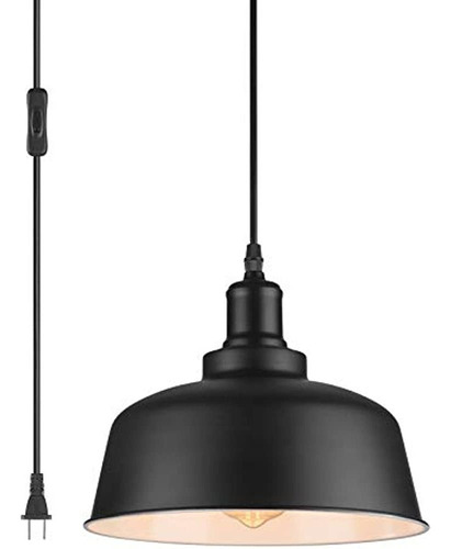 Lámpara Colgante Industrial, Retro E26 Lámpara Colgante De T