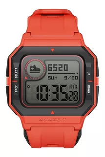 Smartwatch Amazfit Sport Neo 1.2" caja de plástico orange, malla orange de pur A2001