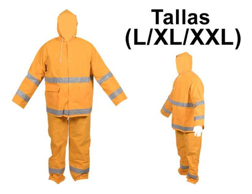 Impermeable Para La Lluvia De Adulto 2 Piezas