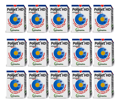 Kit 15 Unidades - Polijet Hd 500ml