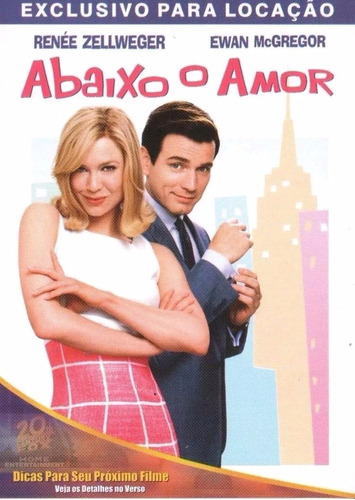 Abaixo O Amor - Dvd - Renée Zellweger - Ewan Mcgregor