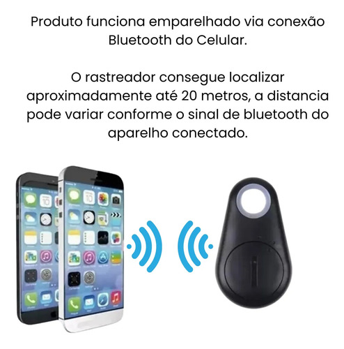 Mini Rastreador Bluetooth - Funciona Com Aplicativo Celular