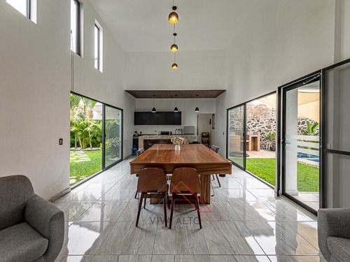Casa Nueva De 1 Nivel En Fraccionamiento Con Alberca Y Jacuzzi_oaxtepec/ Cocoyoc Morelos