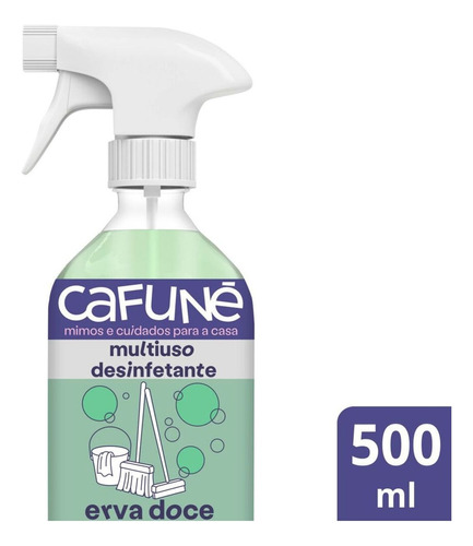 Desinfetante Multiuso Erva-doce 3 em 1 Spray 500ml Cafuné