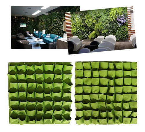 Jardinera Para Colgar En El Jardín Vertical 49 Bolsillos