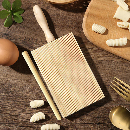 Tabla De Ñoquis Italiana Para Hacer Mantequilla, Ranuras