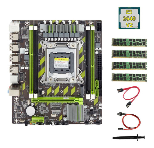 Placa Base X79+cpu E5 2640 V2+4x4 Gb Ddr3 1600 Mhz Reg Ecc R