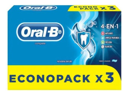Crema Dental Oral-b 4en1 Menta 240 Gr