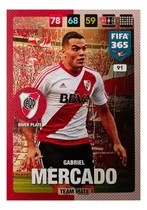 Comprar Carta Panini Gabriel Mercado River Plate Adrenalyn Fifa 365