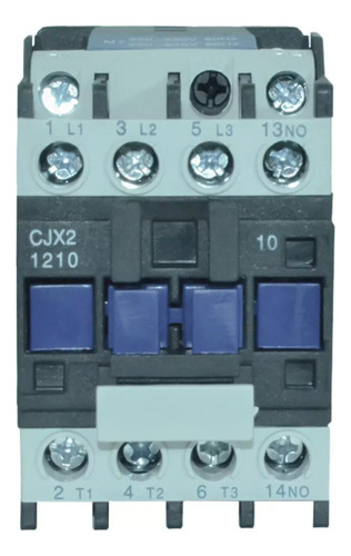 Kit C/ 6 Chaves Contatoras Tripolar 12a 3p + 1 N/a 220v