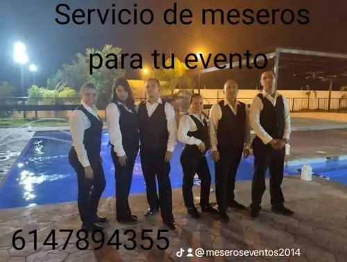 Servicio De Meseros Para Todo Tipo De Eventos Sociales
