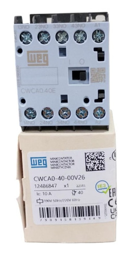 Minicontator Az Cwca0-40-00v26 Weg Cod.12486847
