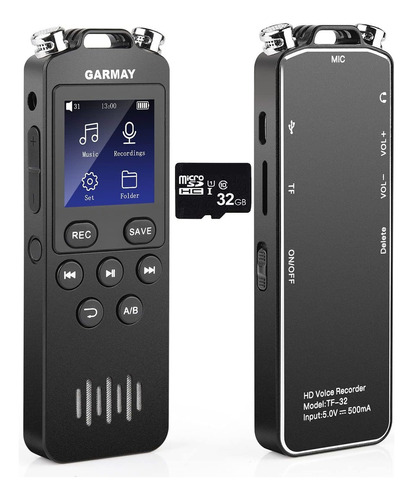 Garmay Grabadora De Voz Digital 2022 Actualizada 48 Gb 1536