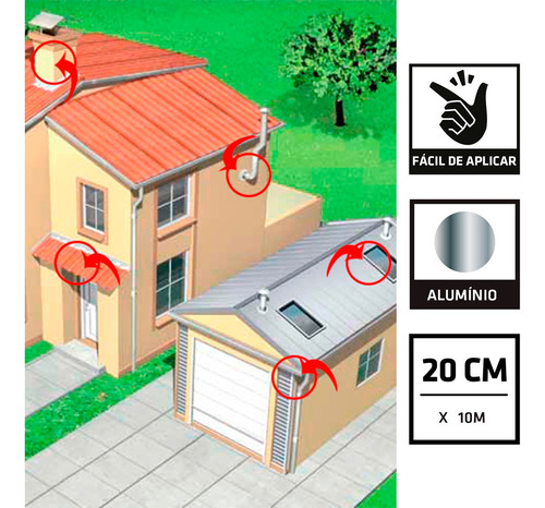 Manta Asfáltica Reparos Geral Multiseal S 20cm X 10m Sika