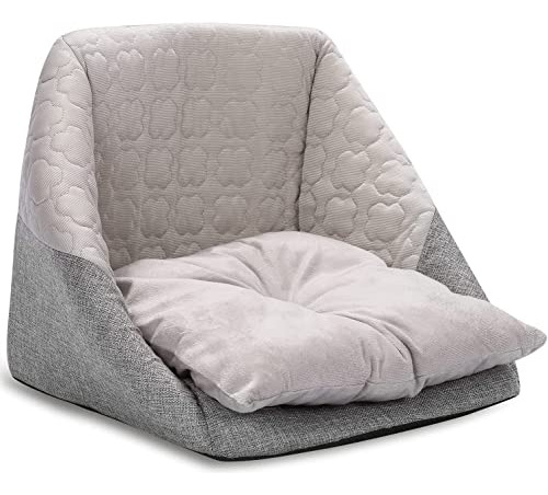 Dreamsoule Cat Cozy Cube Lgloo Cama, 3 En 1 Plegable Gato Pe