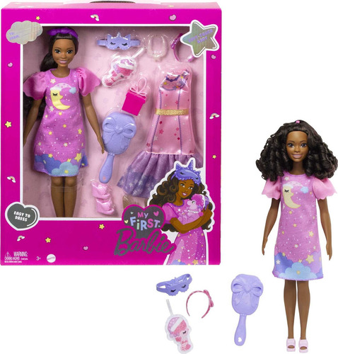 Muñeca Barbie Para Preescolares, My First Barbie Deluxe, Pel
