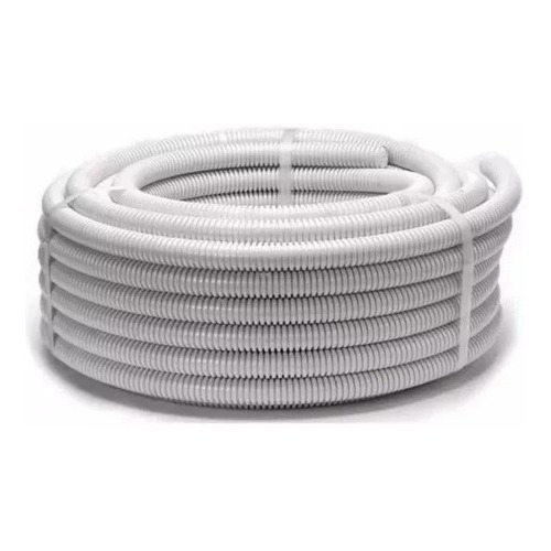 Caño Corrugado Blanco 3/4 X 25mts Flexible Ignifugo Pvc