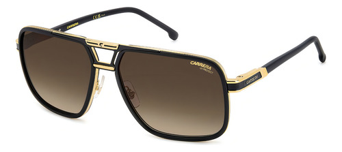 Gafas de sol Carrera Matte Black Ca1071s I46-61 con lente marrón