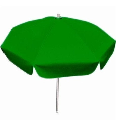 Guarda Sol Praia Aluminio Lona Pvc 2,00 Mt Sombreiro Fps 100