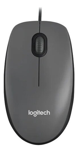 Mouse Logitech M90 Alámbrico Usb 1000dpi Negro/gris