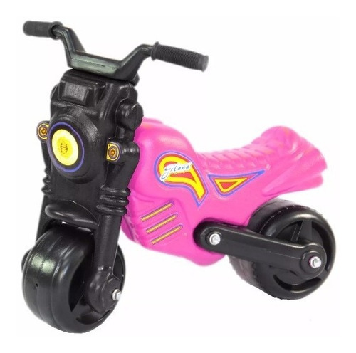 Andarin Moto Gitana Ruedas Patonas Con Dirección Pvc Planeta