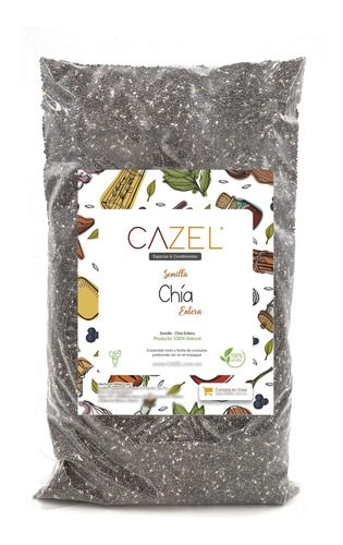 Imagen 1 de 2 de Semilla De Chía Calidad Premium 500g