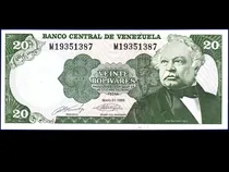 Comprar Billete De 20 Bolívares 1990 José Antonio Páez