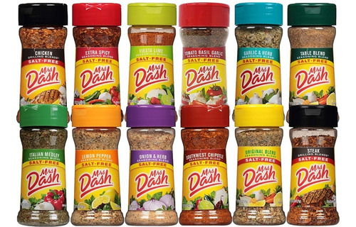 Mrs. Dash Mezclas De Condimentos Variedad Sabores 12 Pack