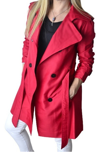 Piloto Trench Impermeable Mujer The Big Shop