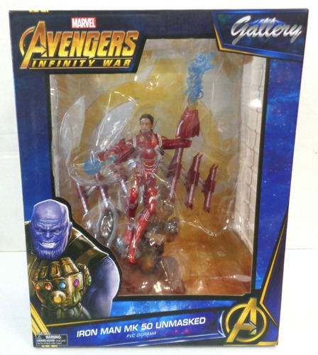 Iron Man Mk 50 Tony S Diamond Select Gallery Diorama Marvel