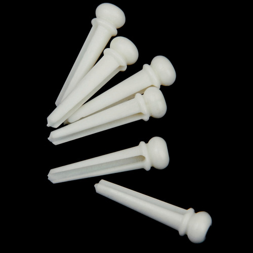 12 Unids Hueso Endpin W / Puente Pin Para Guitarra