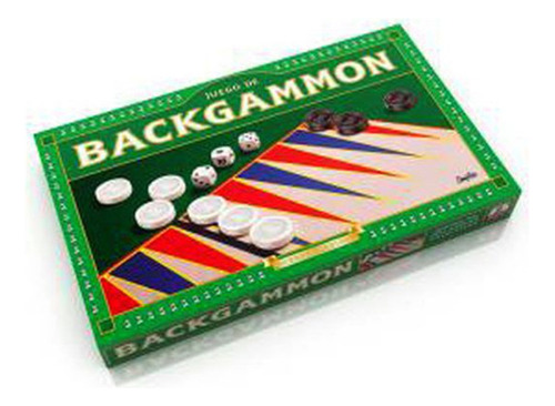 Juego De Mesa Backgamon 37.8x22.5x4 Cm Implas - 3