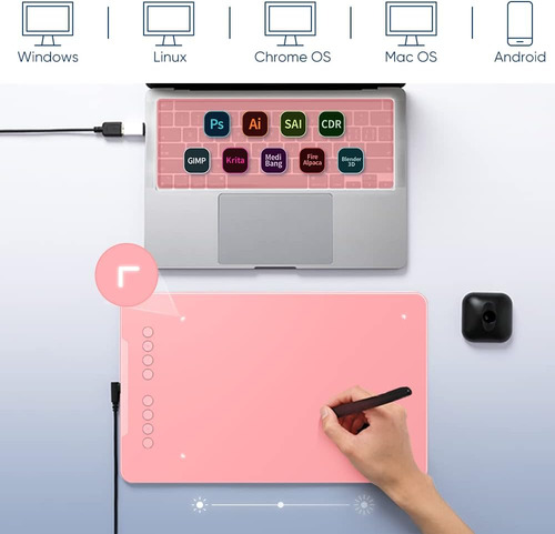 Drawing Tablet-xppen Deco 01 V2 10x6.25 Inch Graphics Tab...