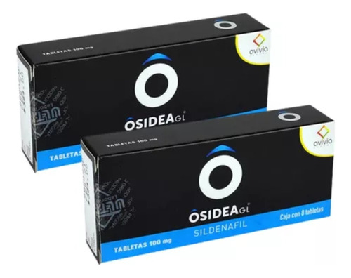 Avivia Sildenafil Osideal Gl 100mg Duo Pack D 8 Tabletas C/u