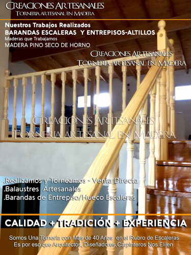 Baranda Balaustres De Escalera Balcones Madera Pino Diseños