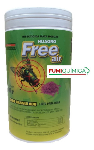 Veneno Moscas Granulado Insecticida Free Air X 1 Kg 