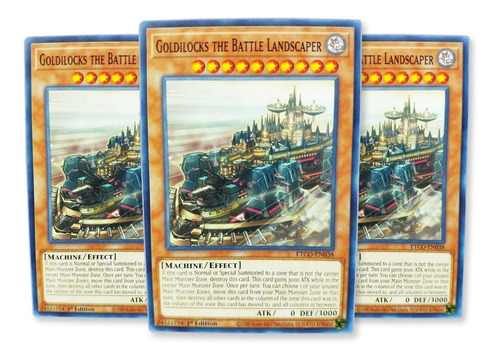 Yugi-oh! Goldilocks The Battle Landscaper Etco-en038 Comun