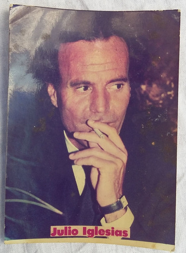 Foto Antigua Julio Iglesias 12x9cm