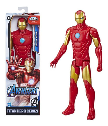 Boneco Homem De Ferro Titan Hero Blast Gear  E7873 - Hasbro