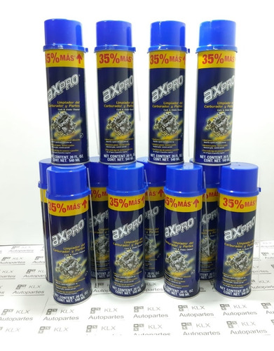 Carbuclean Limpia Carburador 540ml Axpro 60 Pz Carbuklin