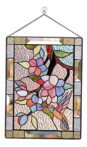 Suncatcher Con 2 Paneles De Ventana Pintados Para Decoración