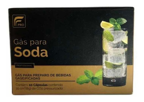 30 Capsula Refil Para Soda Mosa Co2 Água Gaseificada Full