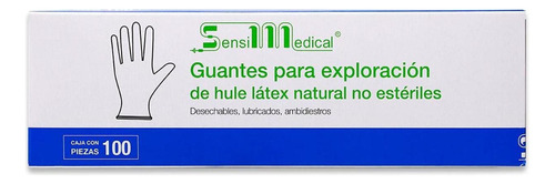 Guante Para Exploracion De Hule Latex Natural No Esteril Gra Color Sin Color Talla G