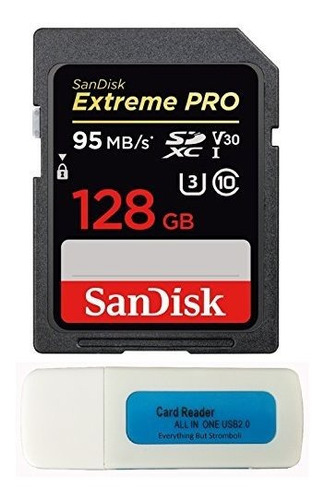 Sandisk 128gb Extreme Pro Memoria Funciona Canon Eo Rebel 4