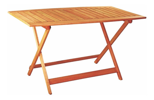 Mesa Plegable De Madera 1.40 M Tucan De Eucalipto Ecomadera