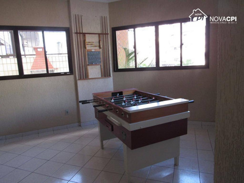Apartamento Com 1 Dormitório À Venda, 56 M² Por R$ 170.000,00 - Vila Guilhermina - Praia Grande/sp - Ap8062